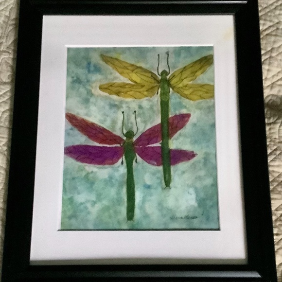 Sharon Benson Other - Original Dragonfly Painting